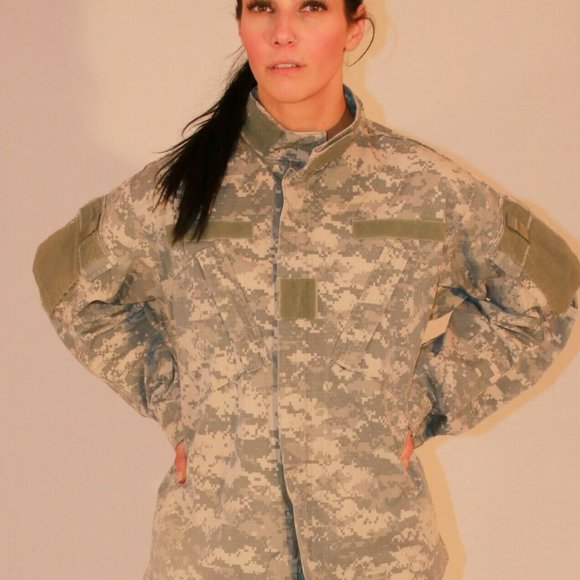 NEW ARMY COMBAT UNIFORM ACU FLAME RETARDANT FRACU JACKET - Picture 1 of 8